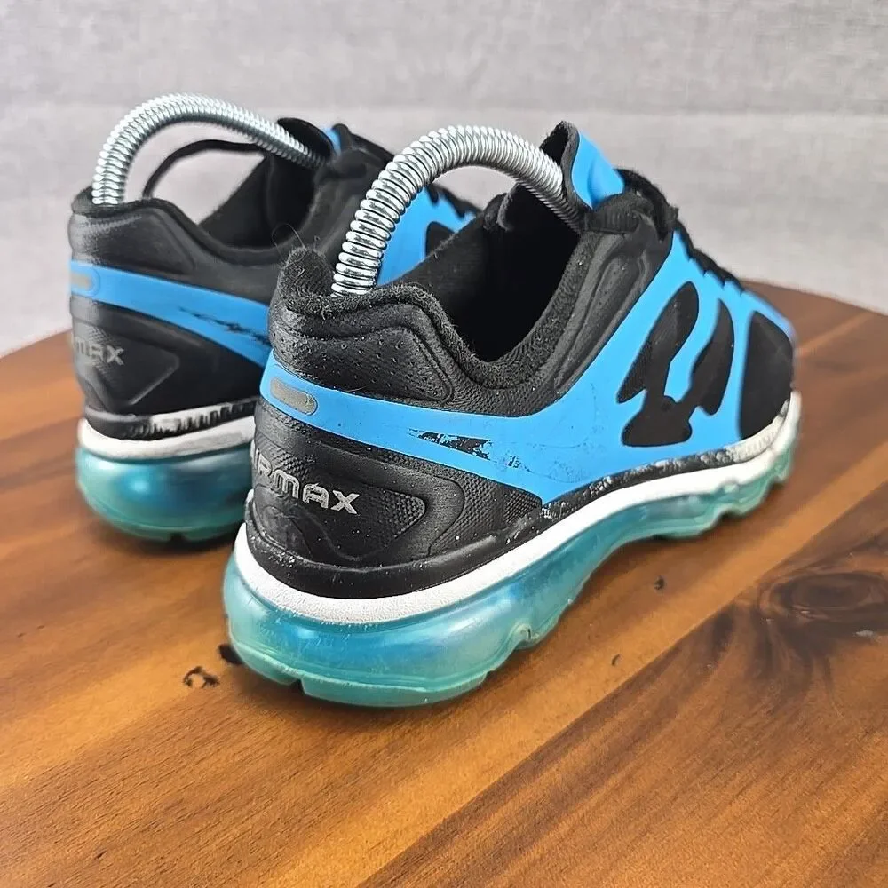 Nike Air Max 2 Fitsole Black Blue‎ Womens Running Shoes Sneaker Size 6.5